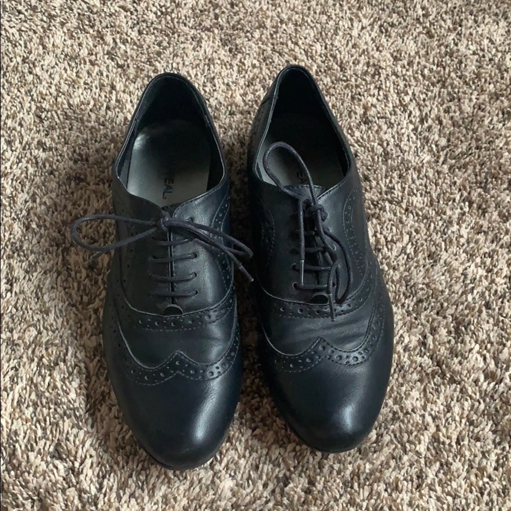 X-Appeal Black Oxford Laced Shoes